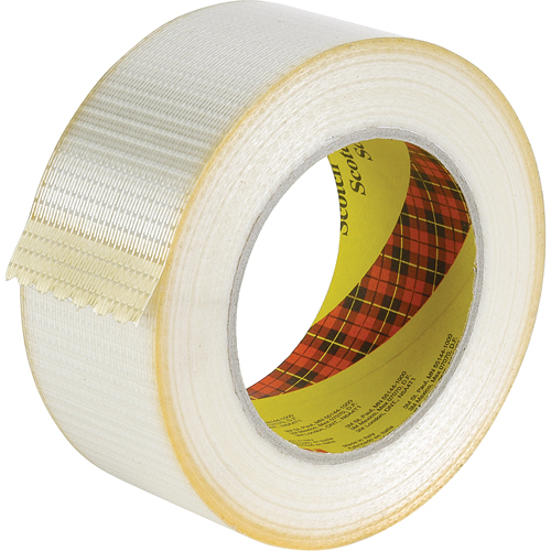 Scotch&reg; Bi-Directional Filament Tape 8959, 5.7 mils Thick, 72 mm (3") x 50 m (164')  Stor-it Systems