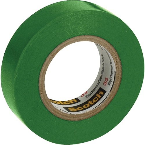 Scotch&reg; 35 Colour Coded Tape, 12.7 mm (1/2") x 6.1 m (20'), Green, 7 mils Stor-it Systems