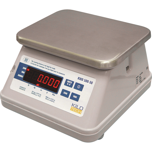 Balance d'&eacute;tabli num&eacute;rique &agrave; double affichage, Capacit&eacute; 22 lb / 10 kg, Graduations 0,01 lb / 0,005 kg Stor-it Systems