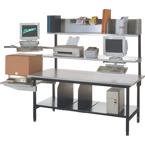 Packaging Workbench, 83" W x 33" D x 36" H, Laminate Stor-it Systems