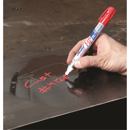 Paint-Riter&reg; + Oily Surface Marker, Liquid, Red Stor-it Systems