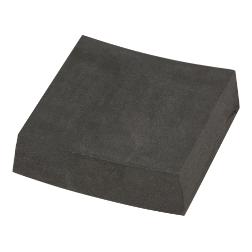 Black Neoprene Foam, 1" Thick, 3" L x 3" W Stor-it Systems
