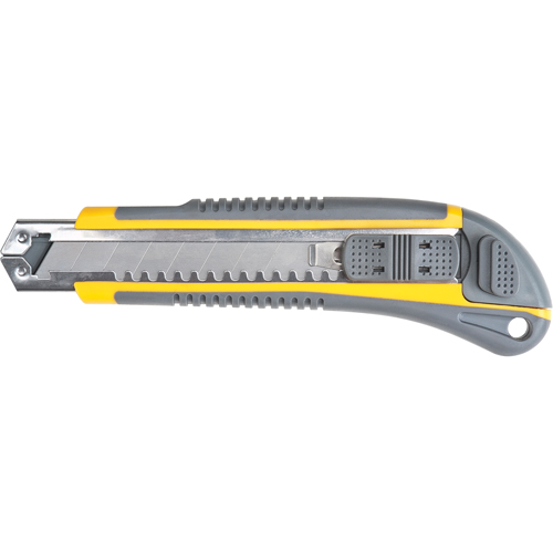 Knife ATK100, 18 mm, Carbon Steel, Rubber Handle Stor-it Systems