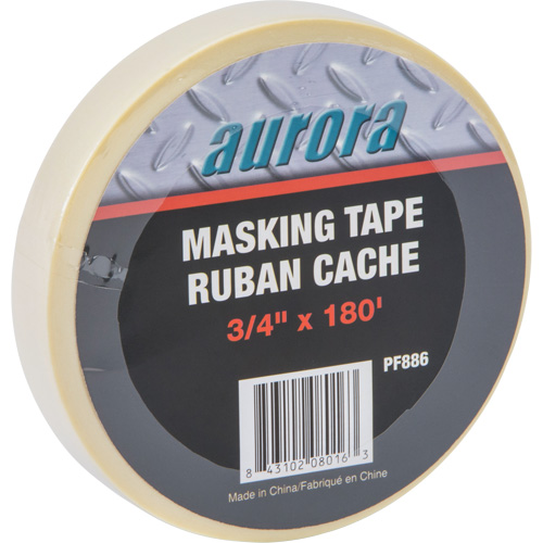 General Purpose Masking Tape, 18 mm (3/4") x 55 m (180'), Beige Stor-it Systems