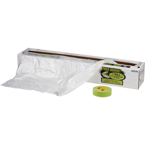 Overspray Protective Sheeting & Tape Kit, 400' L x 16' W, Plastic Stor-it Systems