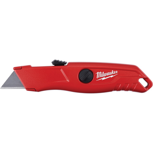 Self-Retracting Knife, 3/4", Steel, Metal Handle Stor-it Systems