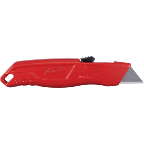 Self-Retracting Knife, 3/4", Steel, Metal Handle Stor-it Systems