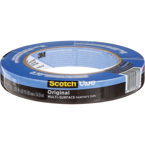 ScotchBlue Original Multi-Surface Painter's Tape 2090, 18 mm (3/4") x 54.8 m (180'), Blue Stor-it Systems