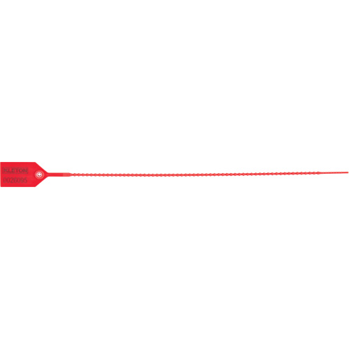 Standard-Duty Security Seal, 15", Plastic, Plastic Seal Stor-it Systems