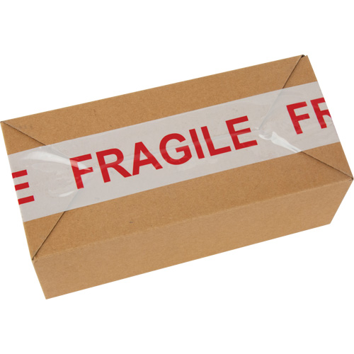 Ruban d'emballage Fragile, Adh&eacute;sif Thermofusible, 2 mils, 48 mm (2") x 100 m (328') Stor-it Systems