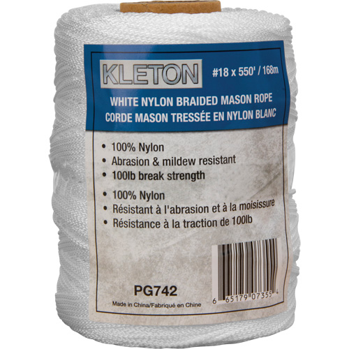 Corde Mason tress&eacute;e no 18, Nylon, 550' Stor-it Systems
