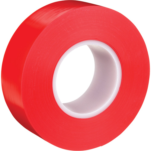 Durable Floor Marking Tape 971, 2" x 108', Vinyl, Red Stor-it Systems