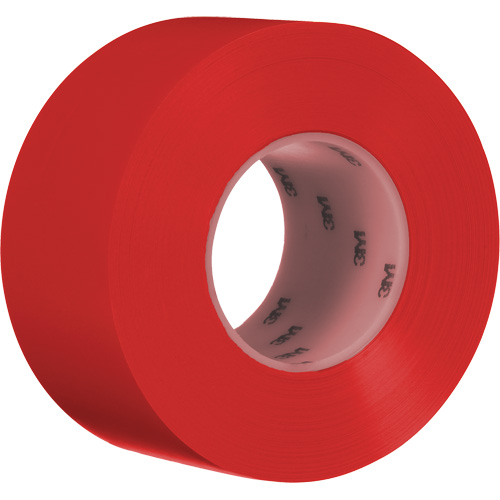 Ruban de marquage de planchers durable 971, 3" x 108', Vinyle, Rouge Stor-it Systems