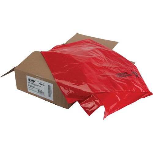 Waste Bags, Bio-Hazard, 50" L x 37" W, 2 mils Stor-it Systems