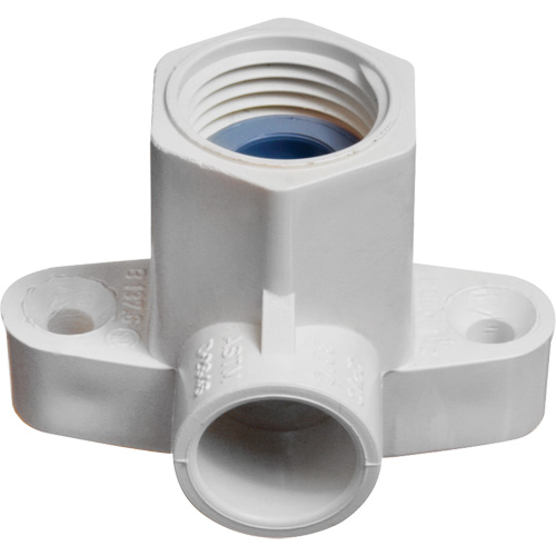Flowguard Gold&reg; Drop Ear Elbow Fitting, Hub x FPT, CPVC, 1/2" Stor-it Systems