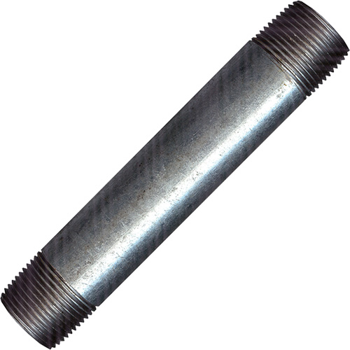 Raccord long, Galvanis&eacute;, 1/2", NPT x NPT Stor-it Systems