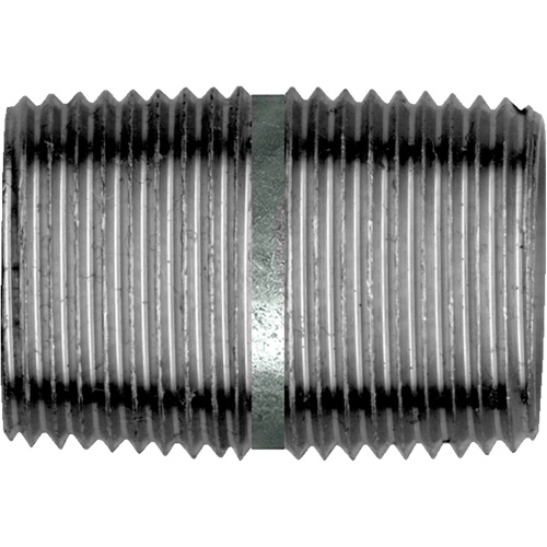 Raccord Court, Galvanis&eacute;, 1", NPT x NPT Stor-it Systems