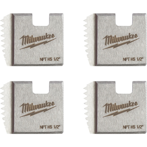 Matrices de tuyauterie portables NPT, Pour tuyau de 1/2", Alliage/Acier rapide Stor-it Systems