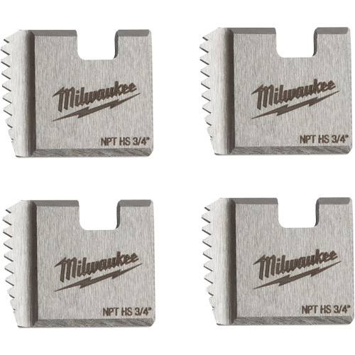 Matrices de tuyauterie portables NPT, Pour tuyau de 3/4", Acier rapide Stor-it Systems