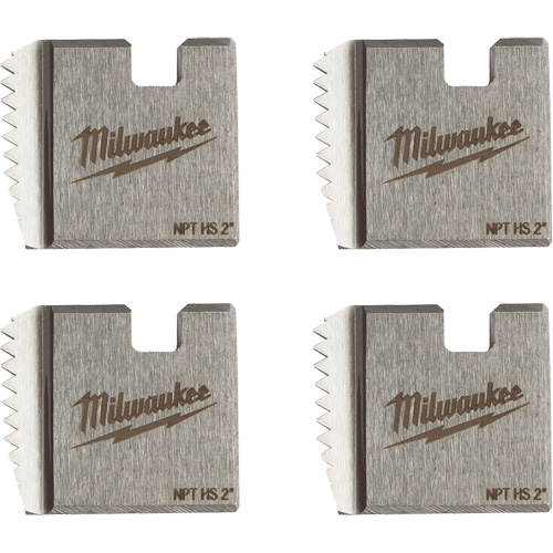 Matrices de tuyauterie portables NPT, Pour tuyau de 2", Acier rapide Stor-it Systems