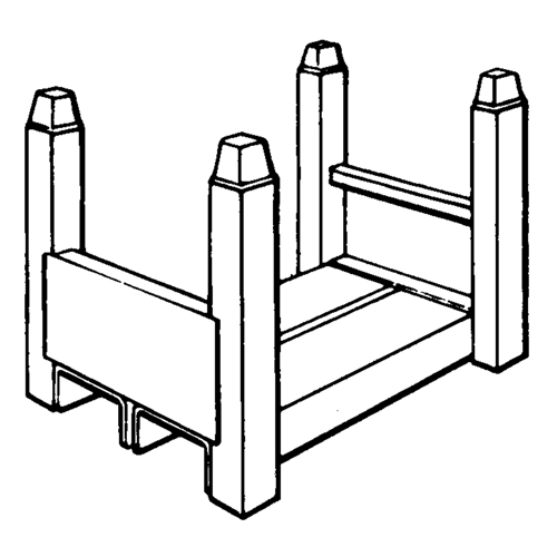 Supports empilables mobiles, 15" la x 22" p, Capacit&eacute; de 5600 lb Stor-it Systems