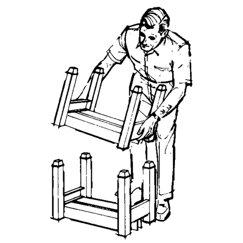 Supports empilables mobiles, 12" la x 16" p, Capacit&eacute; de 2500 lb Stor-it Systems