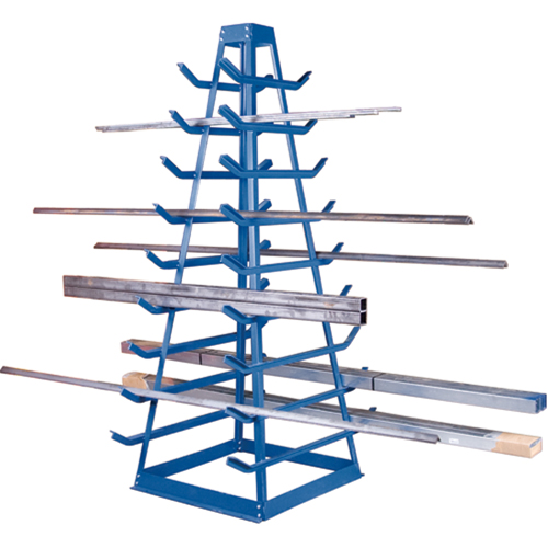 Supports pour tuyaux - Rangement horizontal, Horizontal, 9 Niveaux, 18" la x 40" p x 84" h, 1800 lb Cap. Stor-it Systems