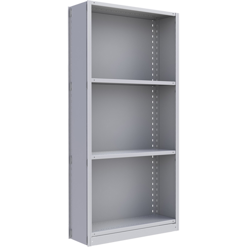 Interlok Shelving Unit, Steel, Boltless, 800 lbs. Capacity, 36" W x 76" H x 24" D Stor-it Systems
