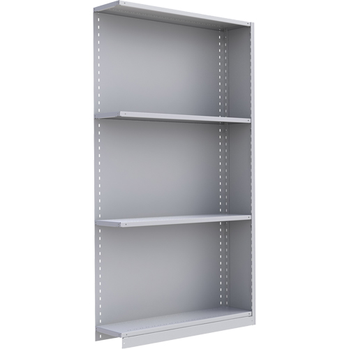 Interlok Shelving Unit, Steel, Boltless, 550 lbs. Capacity, 48" W x 88" H x 18" D Stor-it Systems