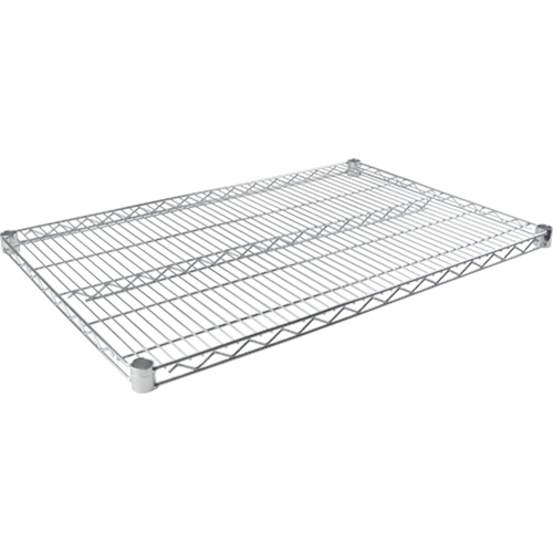 Tablette en treillis pour &eacute;tag&egrave;re robuste en treillis chromat&eacute;, 36" la x 18" p, Capacit&eacute; de 800 lb Stor-it Systems
