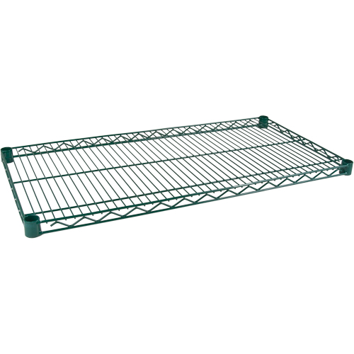 Shelf for Heavy-Duty Green Epoxy Finish Wire Shelving, 36" W x 18" D, 800 lbs. Capacity Stor-it Systems