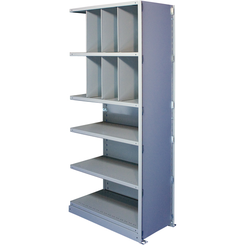 Interlok Shelving Unit, Steel, Boltless, 550 lbs. Capacity, 48" W x 88" H x 12" D Stor-it Systems