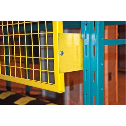 Grilles de protection arri&egrave;re pour palettier, 96" la x 48" h, Ferrures de 6" Stor-it Systems