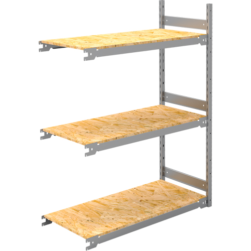 &eacute;tag&egrave;re-classeur de grande largeur, Acier, 3 Tablettes, 42" la x 18" p x 60" h, Ensemble Ajout Stor-it Systems
