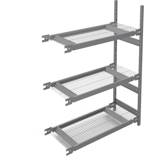 Wide Span Storage Shelving, Steel, Boltless, 1340 lbs. Capacity, 42" W x 60" H x 18" D Stor-it Systems