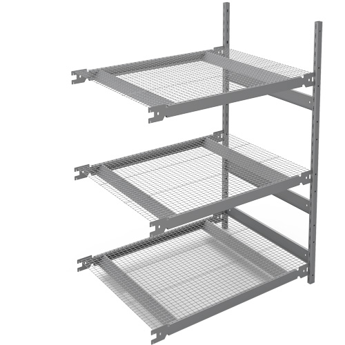 Wide Span Storage Shelving, Steel, Boltless, 1340 lbs. Capacity, 42" W x 60" H x 32" D Stor-it Systems