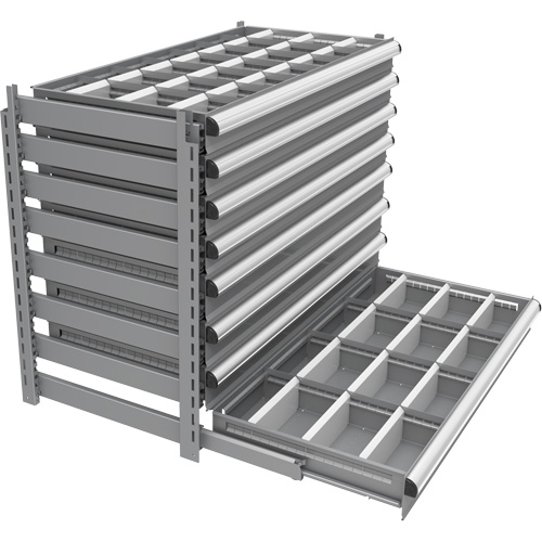 Cabinet d'entreposage &agrave; tiroirs int&eacute;gr&eacute; Interlok Stor-it Systems