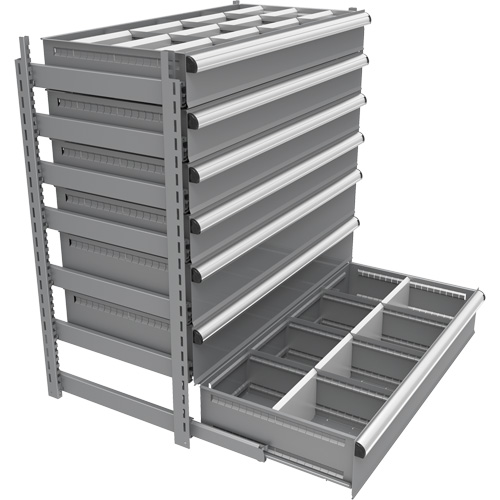 Cabinet d'entreposage &agrave; tiroirs int&eacute;gr&eacute; Interlok Stor-it Systems