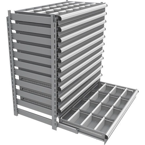 Cabinet d'entreposage &agrave; tiroirs int&eacute;gr&eacute; Interlok Stor-it Systems