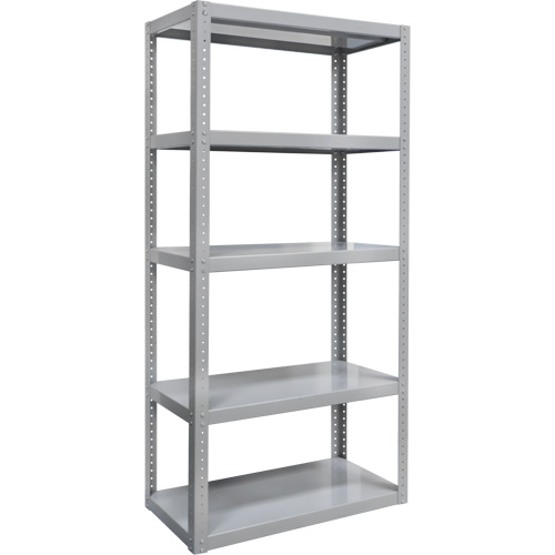 Heavy-Duty Shelving, Steel, Bolted, 3000 lbs. Capacity, 36" W x 72" H x 18" D Stor-it Systems