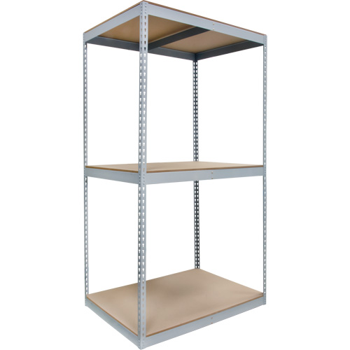 Heavy-Duty Shelving, Steel, Boltless, 750 lbs. Capacity, 72" W x 84" H x 24" D Stor-it Systems