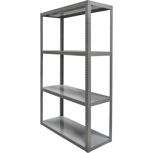 Heavy-Duty Shelving, Steel, Bolted, 3000 lbs. Capacity, 36" W x 72" H x 18" D Stor-it Systems