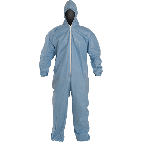 ProShield&reg; 6 SFR Coveralls, Large, Blue, FR Treated Fabric Stor-it Systems