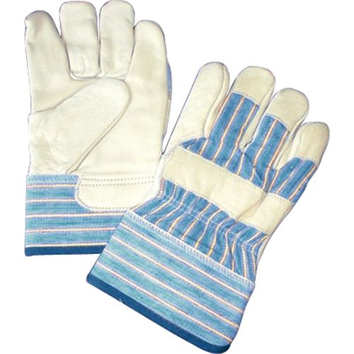 Gants doubl&eacute;s, Taille unique, Paume en Cuir fleur de vache, Doublure en Molleton de coton Stor-it Systems