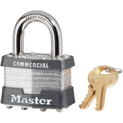 Cadenas commercial, Cl&eacute;s diff&eacute;rentes, Acier lamin&eacute;, Largeur de 1-3/4" Stor-it Systems