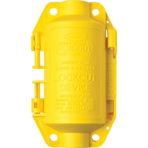 Hubbell Plugout&reg; Lockout, Plug Type Stor-it Systems