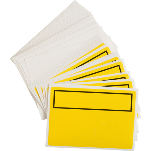 &eacute;tiquettes vierges Right-to-Know pour produits chimiques Stor-it Systems