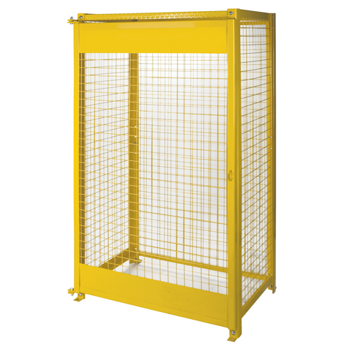 Armoires pour cylindres &agrave; gaz, nbre de bouteilles: 10, 44" , 30" , 74" , Jaune Stor-it Systems