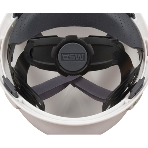 Casques de protection V-Gard - Suspensions Fas-Trac, R&eacute;pond aux normes CSA type 1, Suspension Rochet, Non ventil&eacute; Stor-it Systems