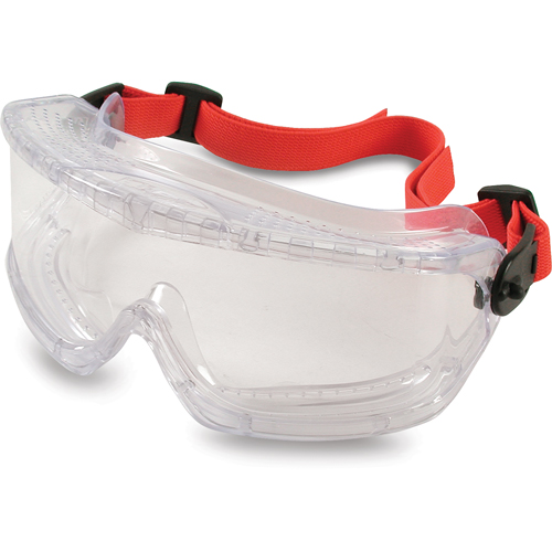 Uvex&reg; V-Maxx Safety Goggles, Clear Lens, Anti-Fog, Direct Vent Stor-it Systems